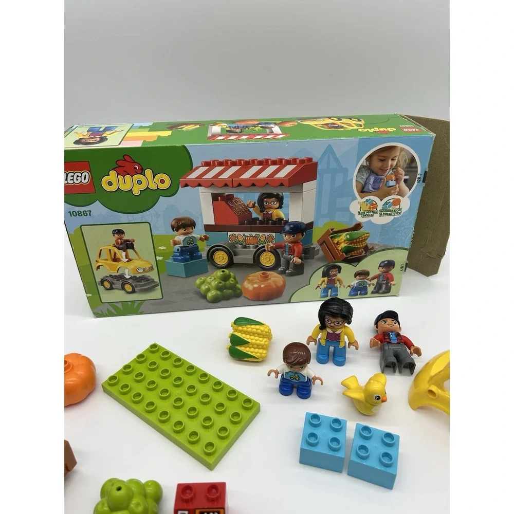 Retired 2018 LEGO Duplo Town - Farmers' Market 10867-Used Set-Complete w/Box - Picture 3 of 11